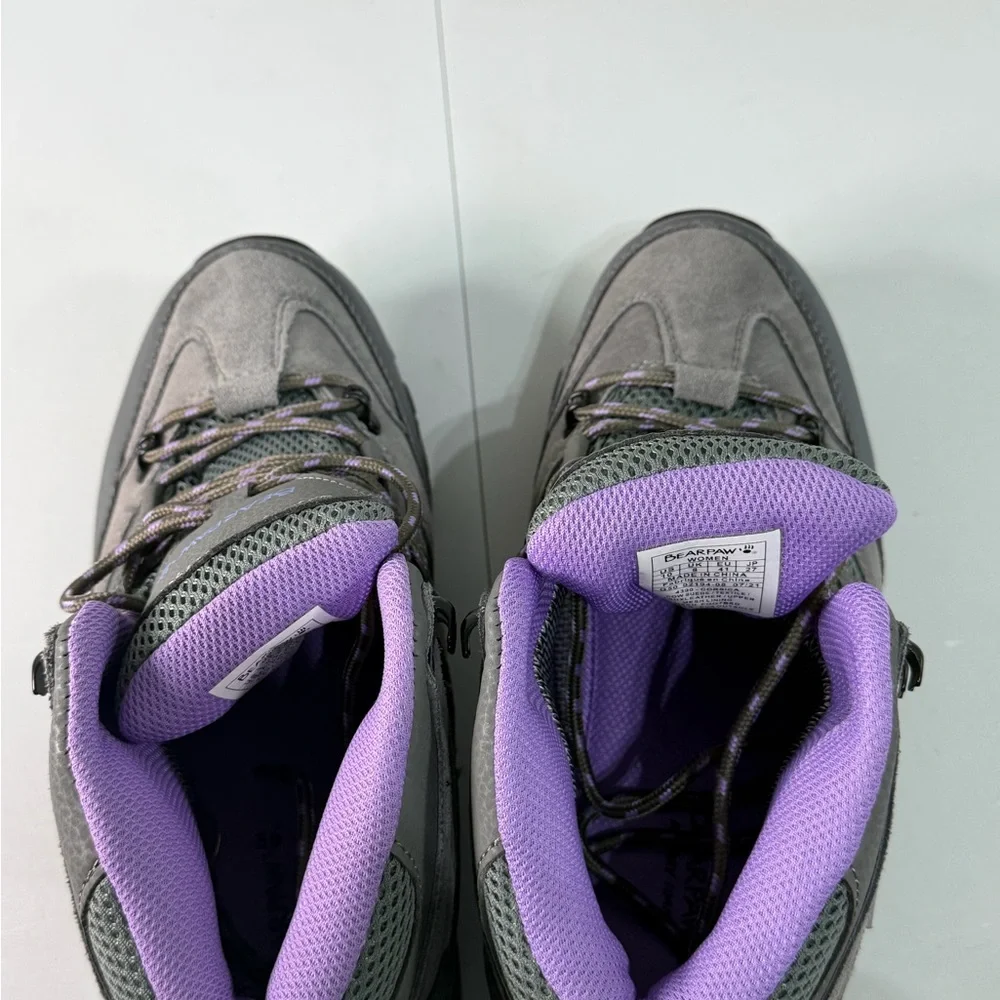 Bearpaw Corsica Women's Waterproof Hiking Winter Boots Size 10 M Gray Purple - Picture 8 of 8